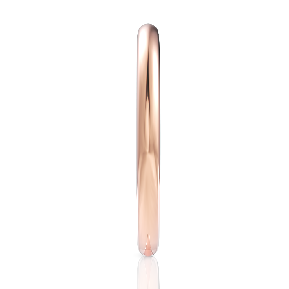 18kt rose gold/side