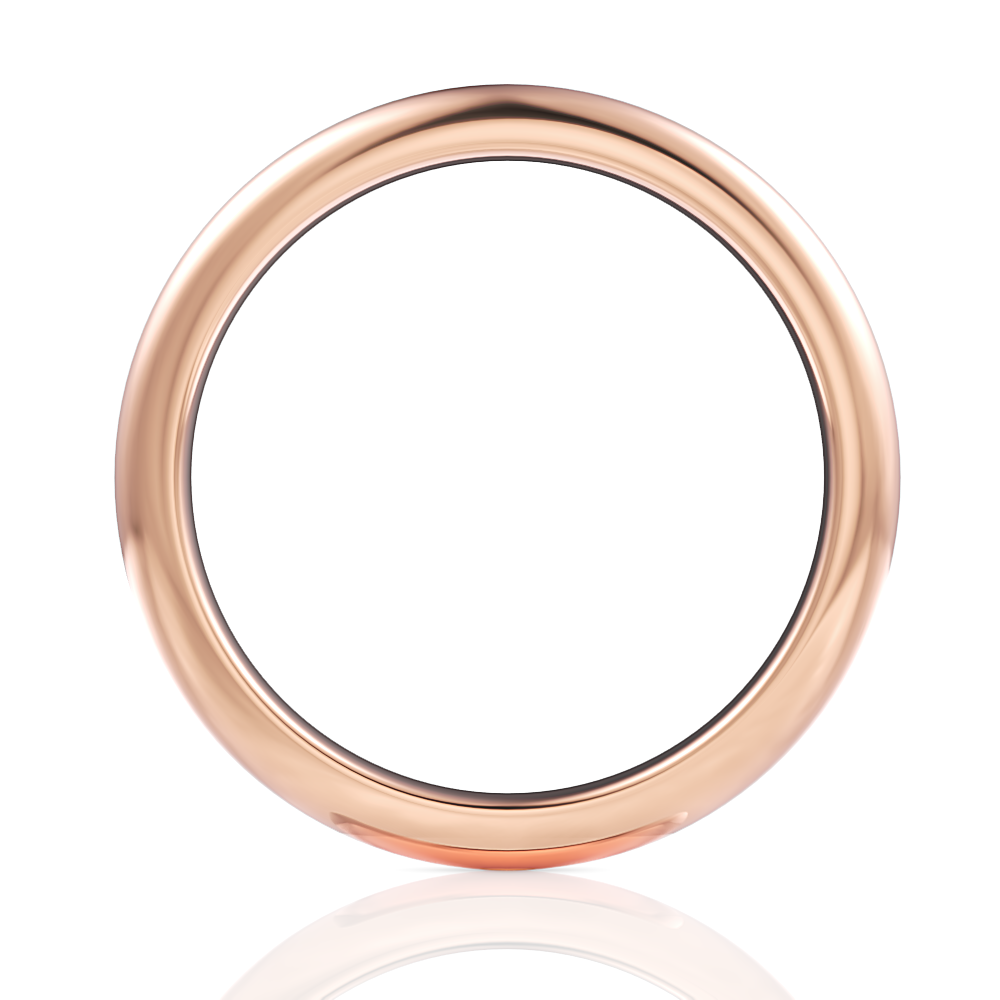 18kt rose gold/front