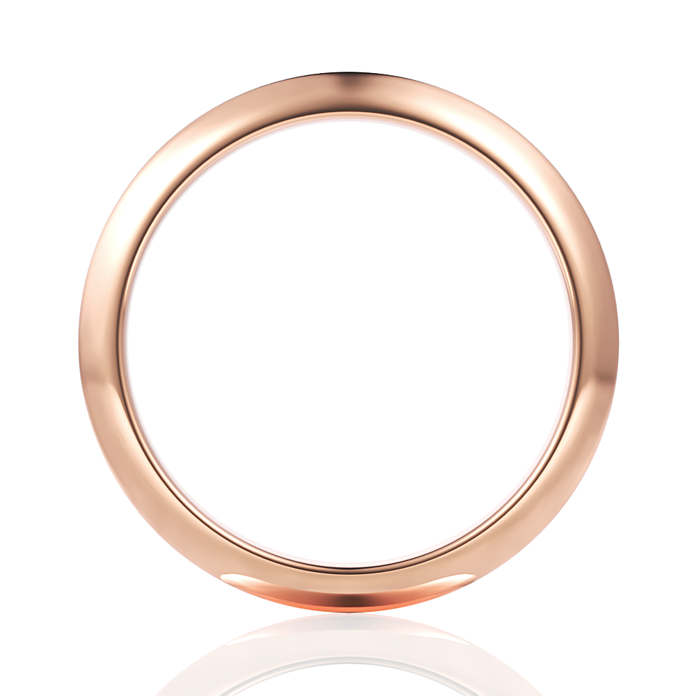 18kt rose gold/front