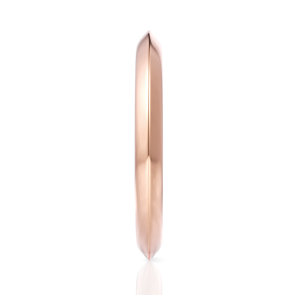 18kt rose gold/side