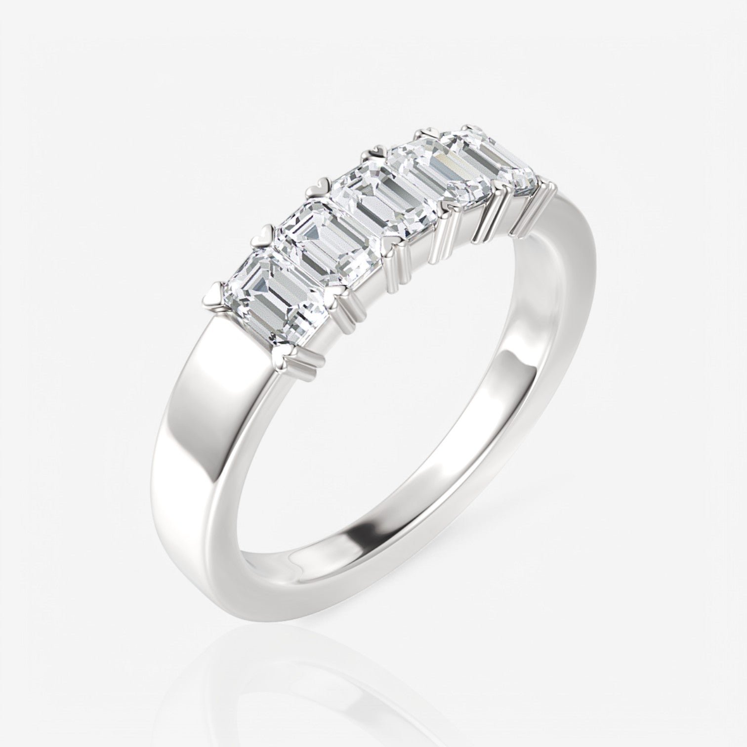 14kt white gold/18kt white gold/platinum/0.50/front