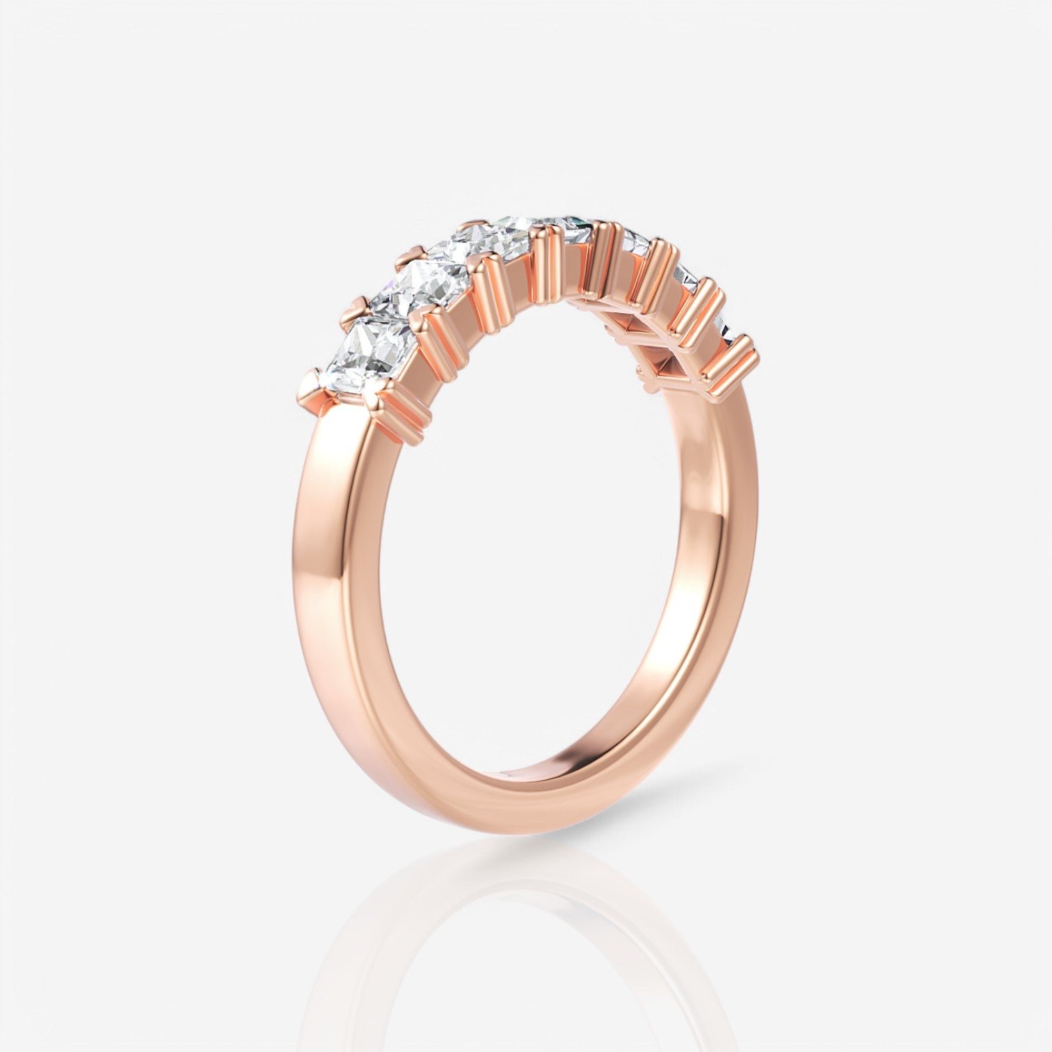 18kt rose gold/1.00/side