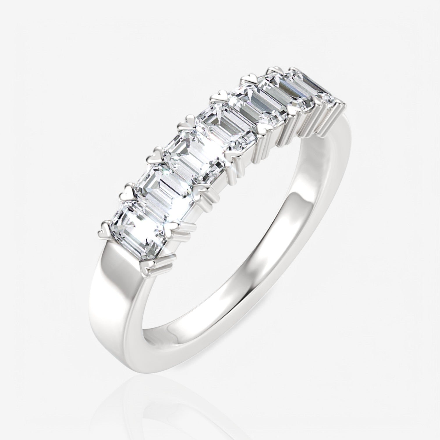 14kt white gold/18kt white gold/platinum/0.50/front