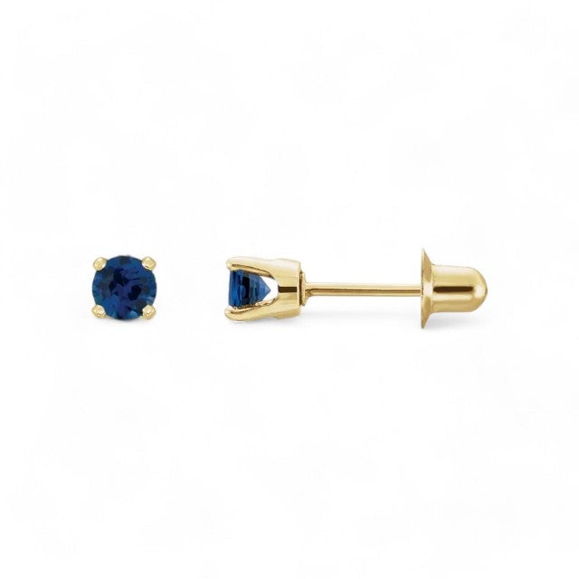 14kt yellow gold/September - Sapphire/top