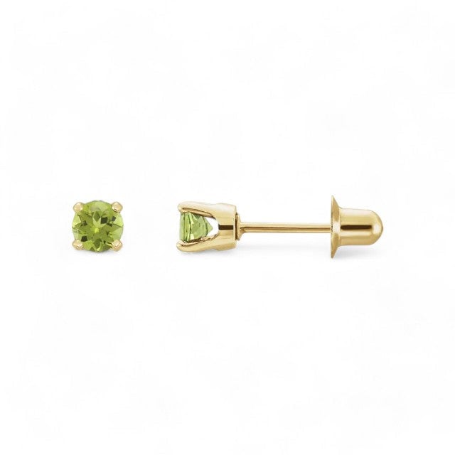 14kt yellow gold/August - Peridot/top