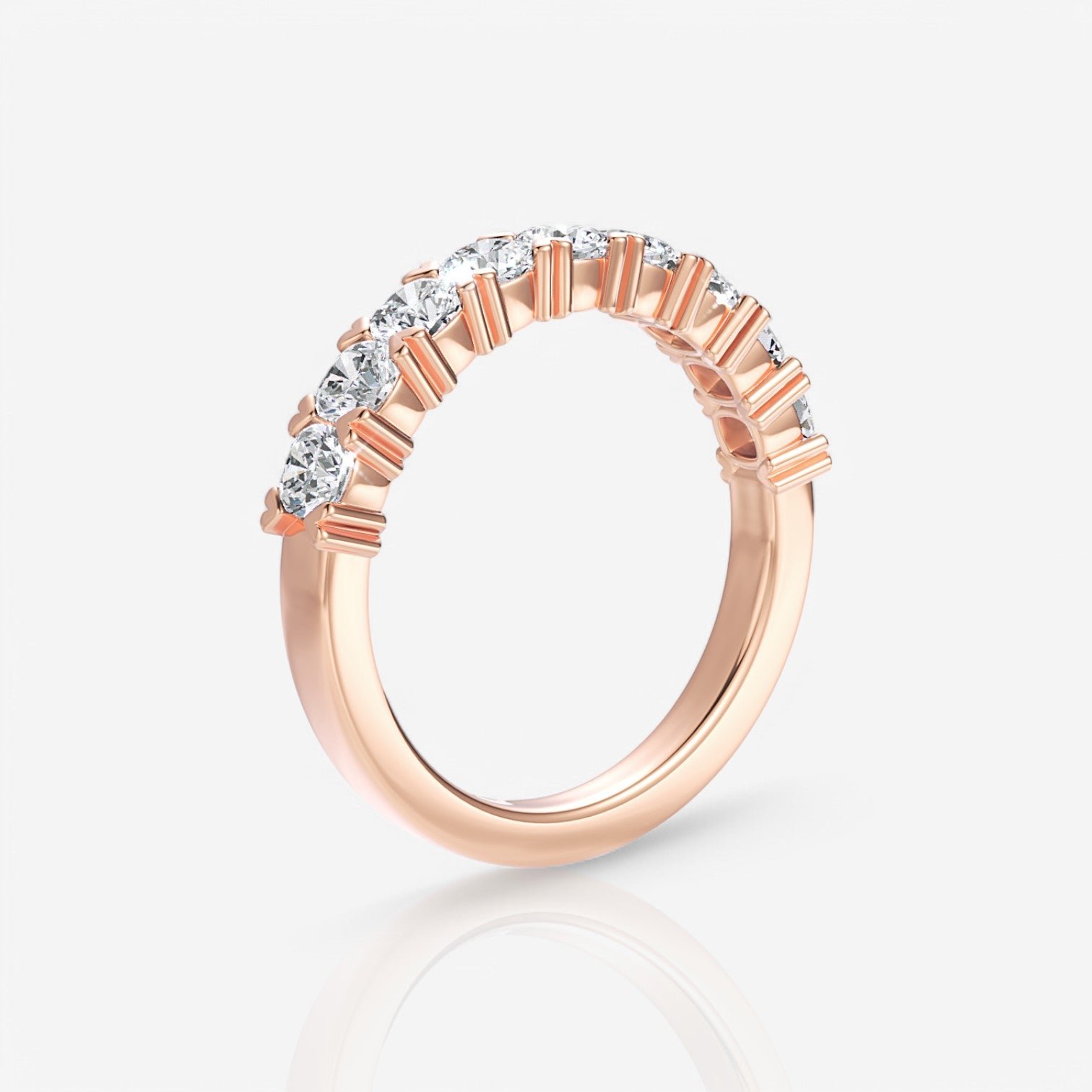 18kt rose gold/0.50/side