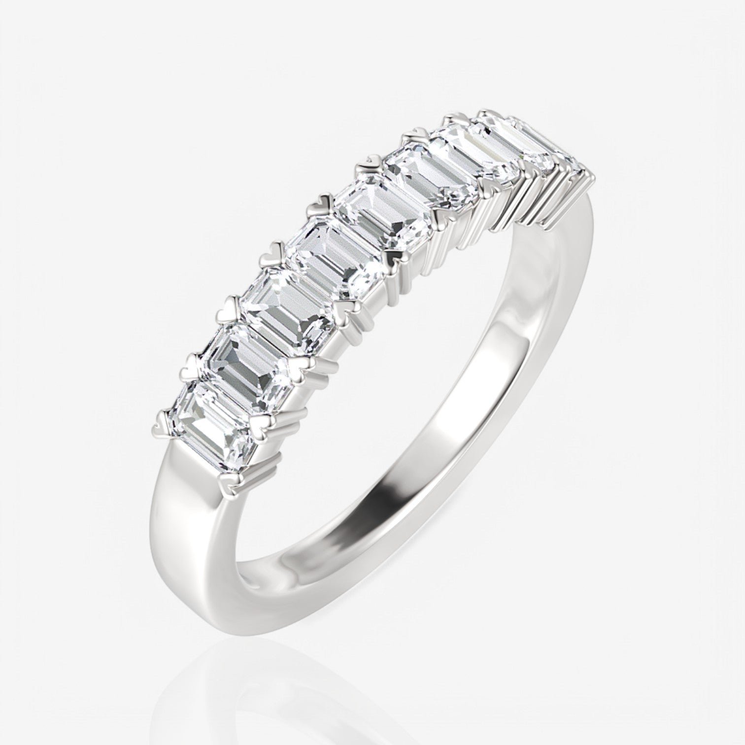 14kt white gold/18kt white gold/platinum/0.50/front