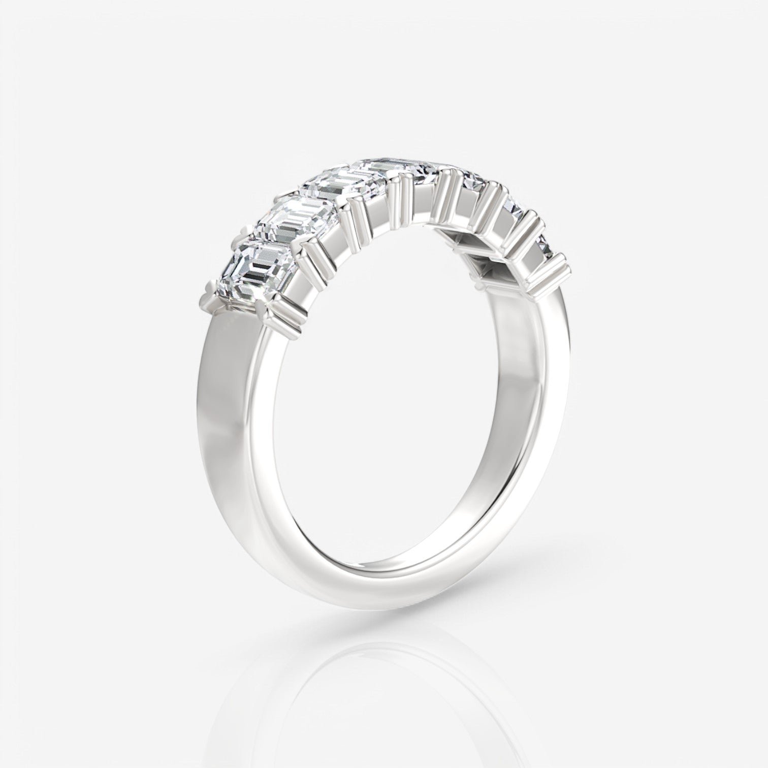 14kt white gold/18kt white gold/platinum/1.50/side