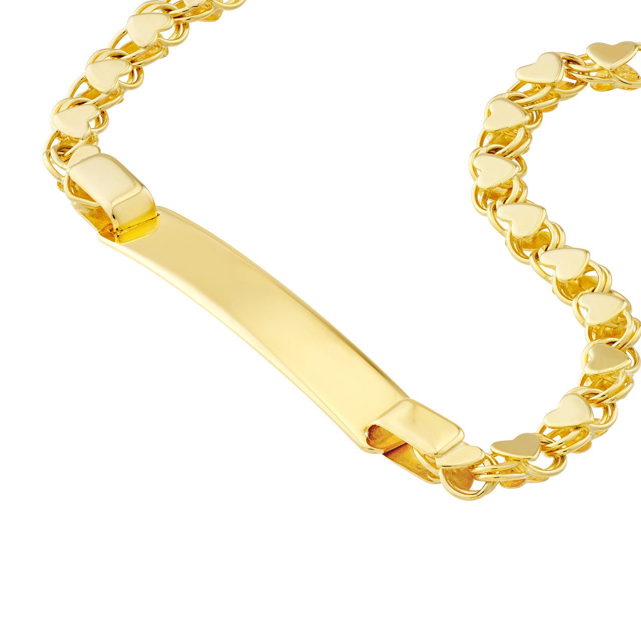 14kt yellow gold/front