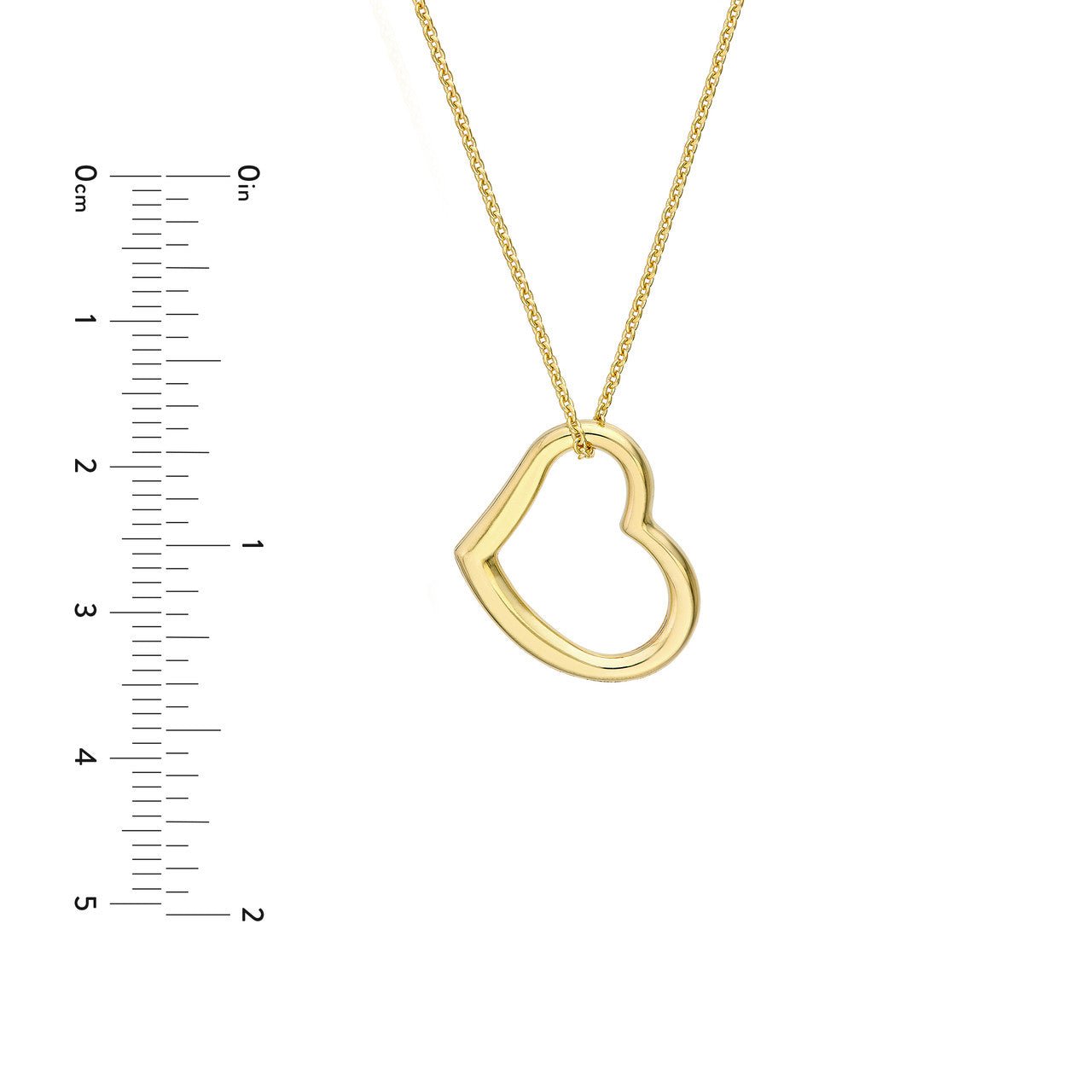 14kt yellow gold/measurements