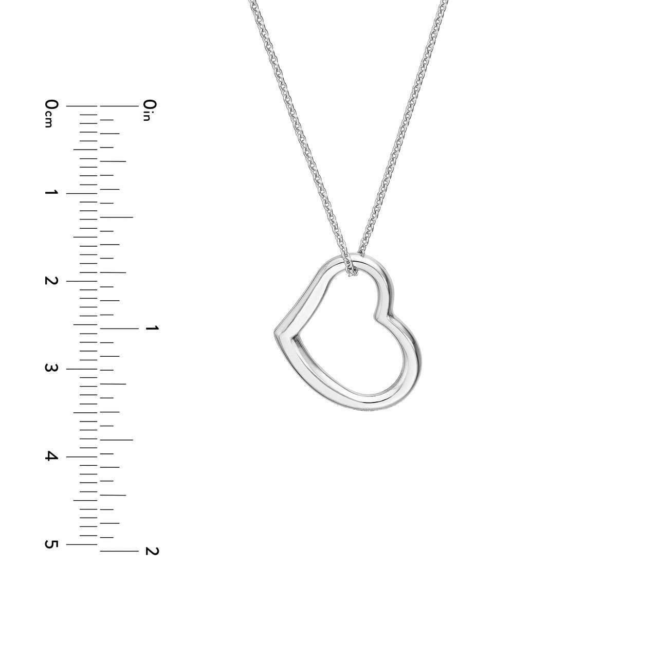 14kt white gold/measurement