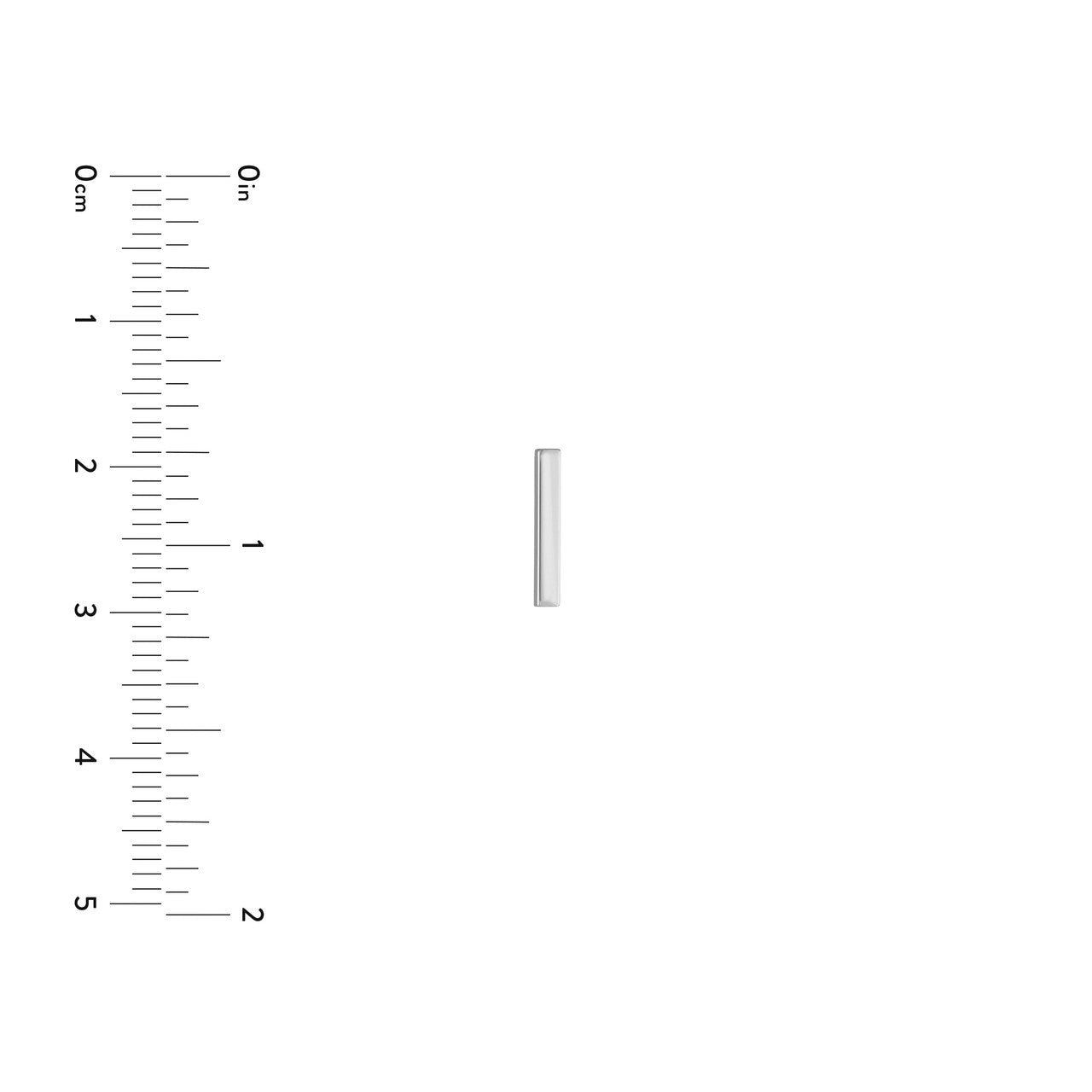 14kt white gold/measurements