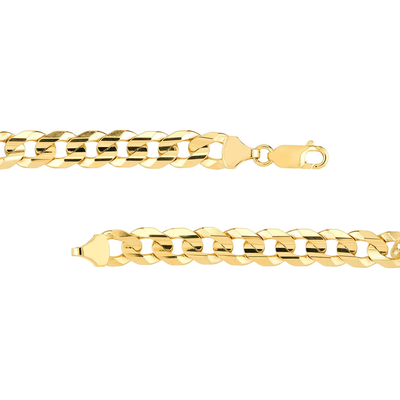 14kt yellow gold/side