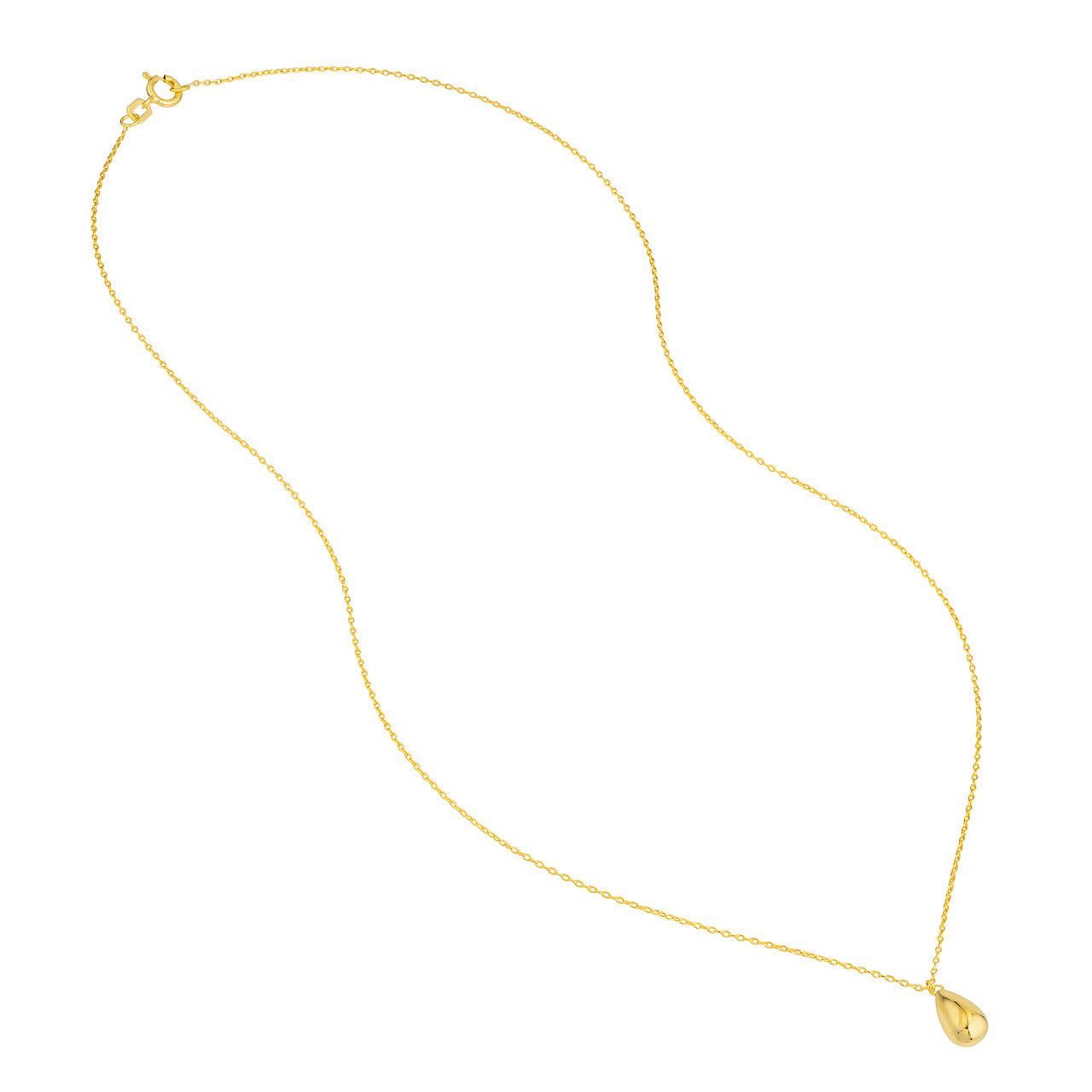 14kt yellow gold/side