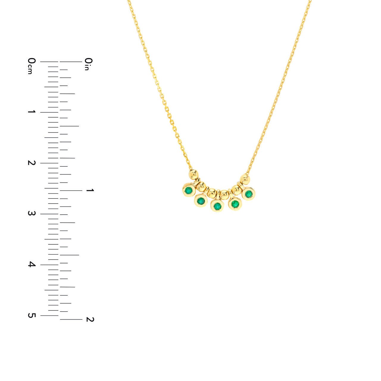 14kt yellow gold/measurements