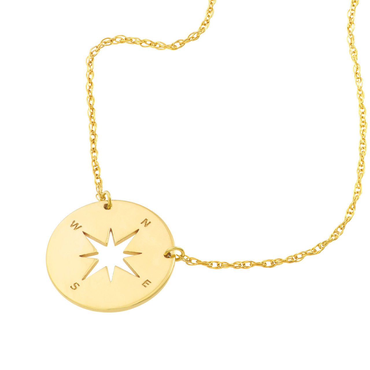 14kt yellow gold/side