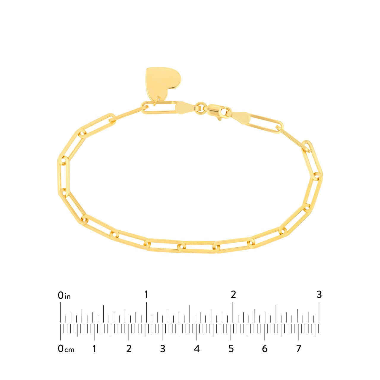 14kt yellow gold/measurement