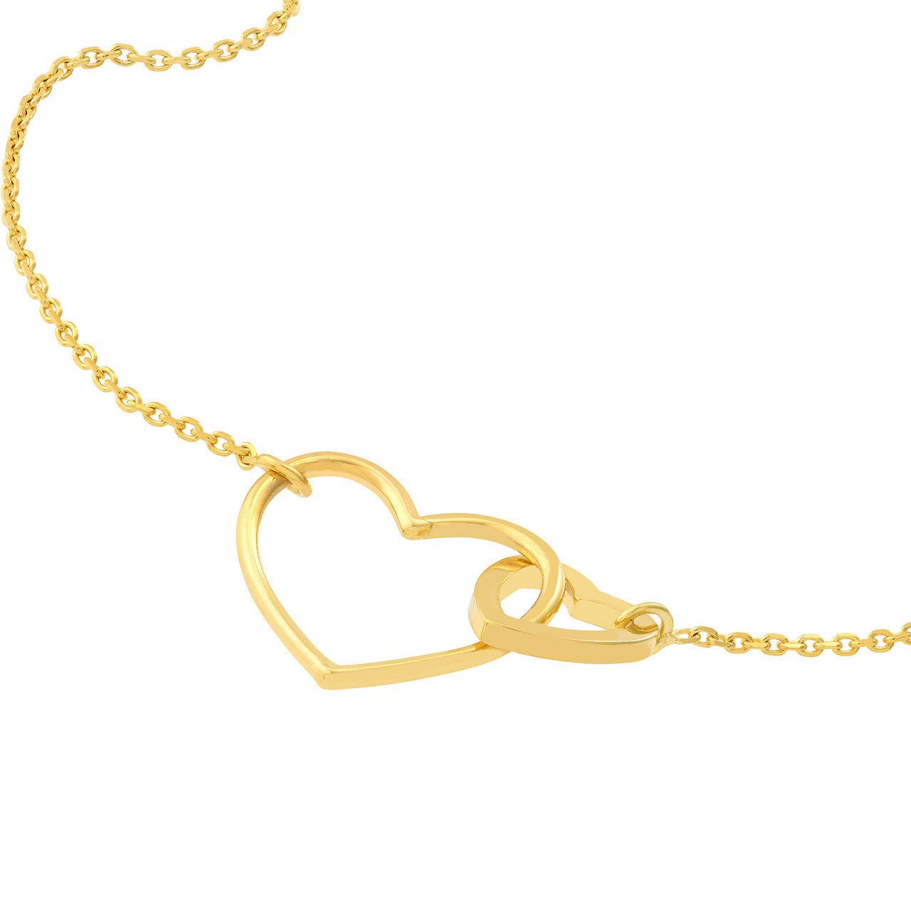 14kt yellow gold/side