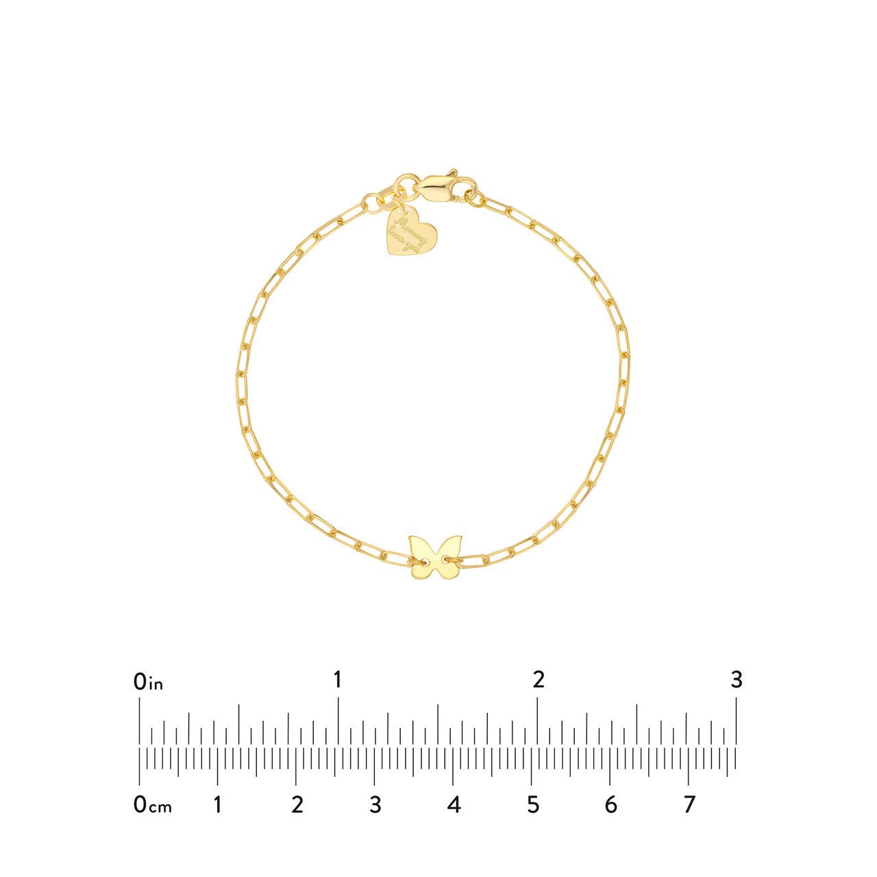 14kt yellow gold/measurements