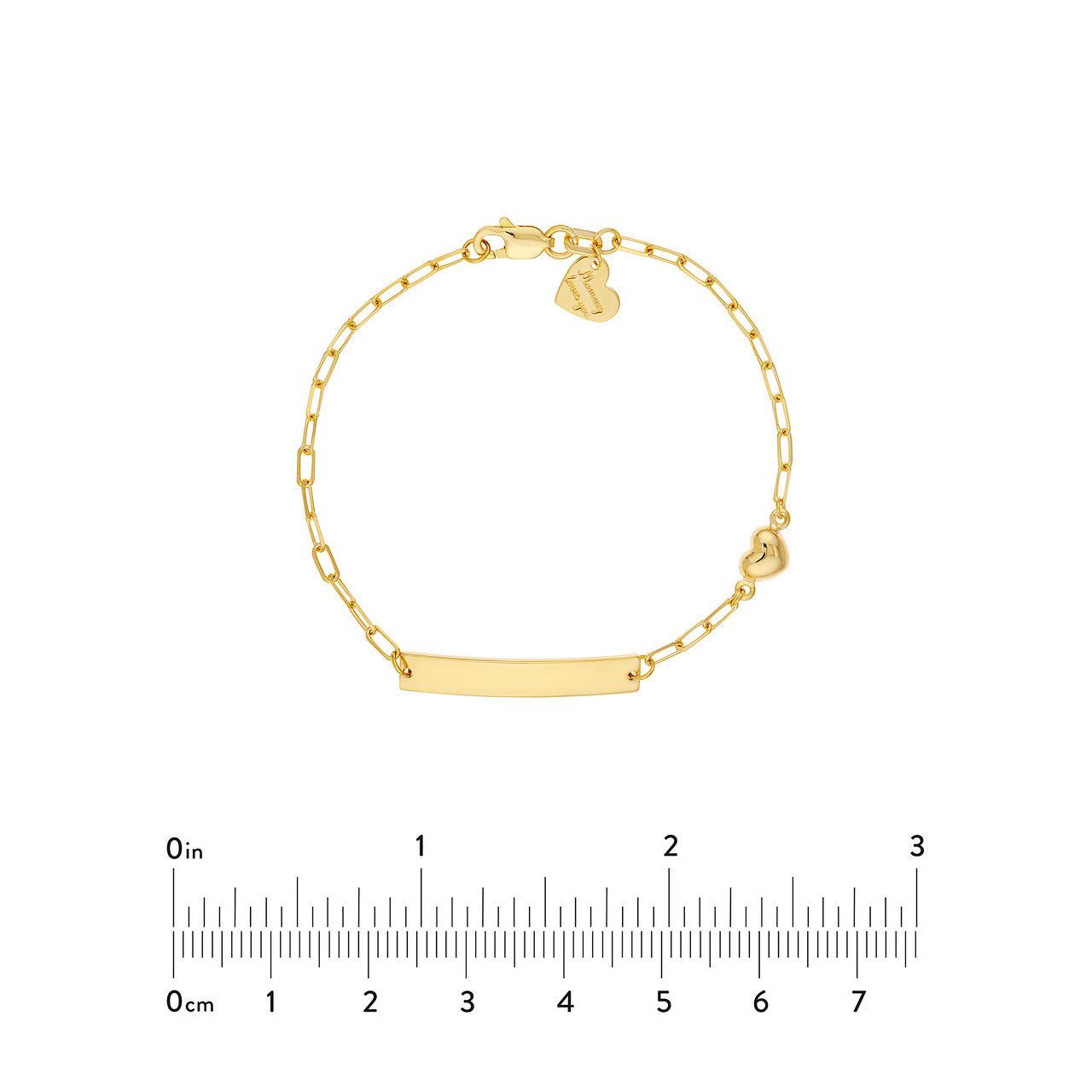 14kt yellow gold/measurements