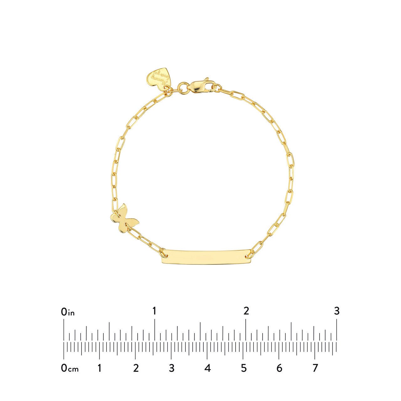 14kt yellow gold/measurements