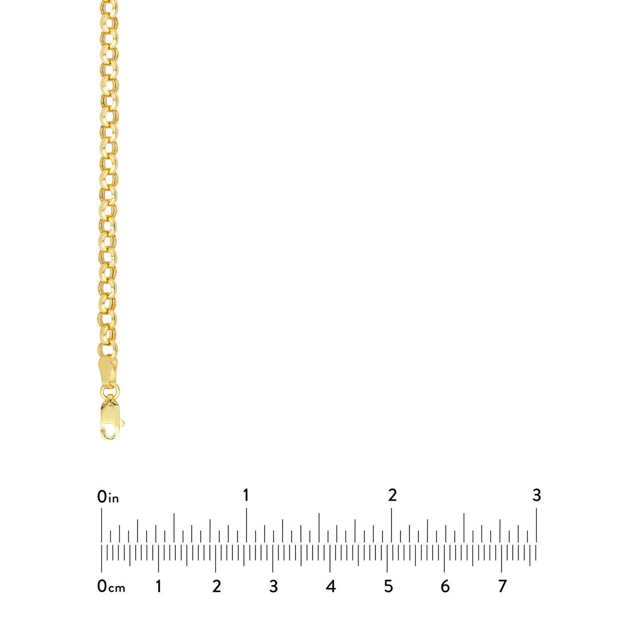 14kt yellow gold/measurements