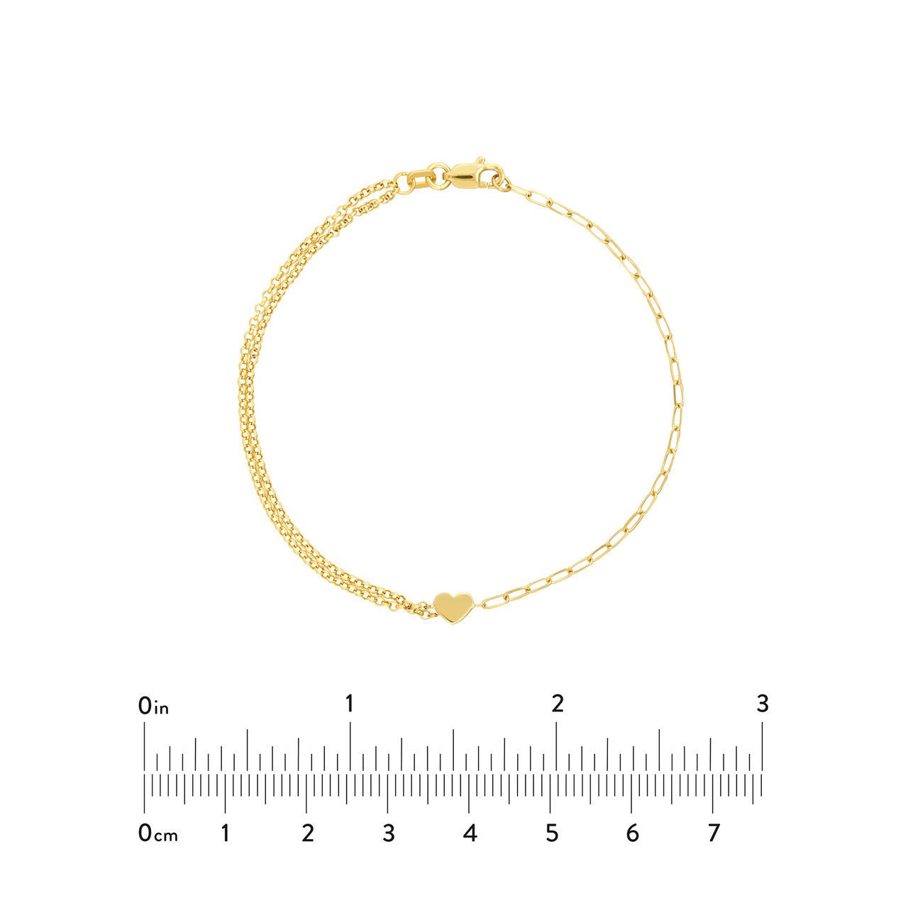 14kt yellow gold/measurements