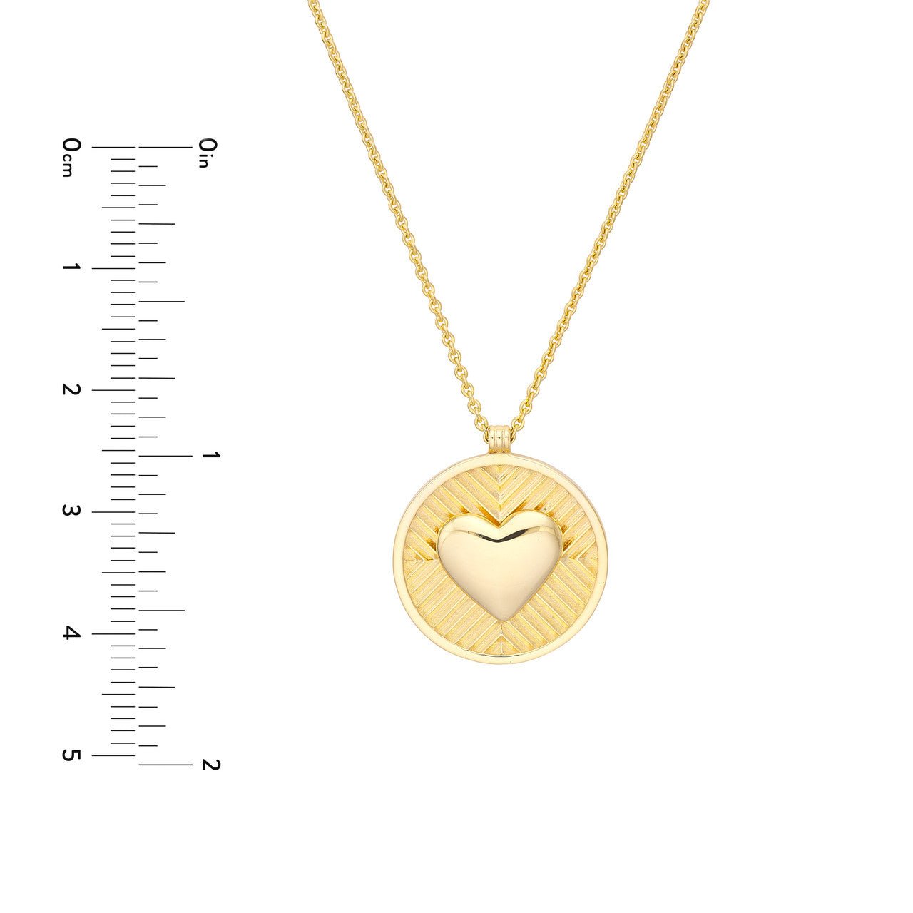 14kt yellow gold/measurements