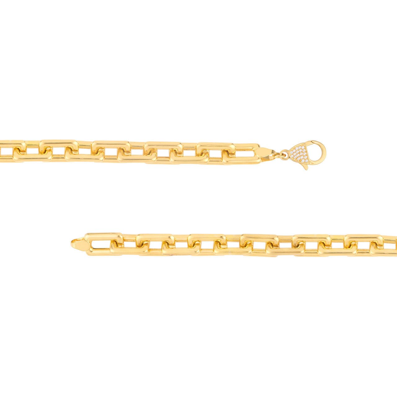 14kt yellow gold/side