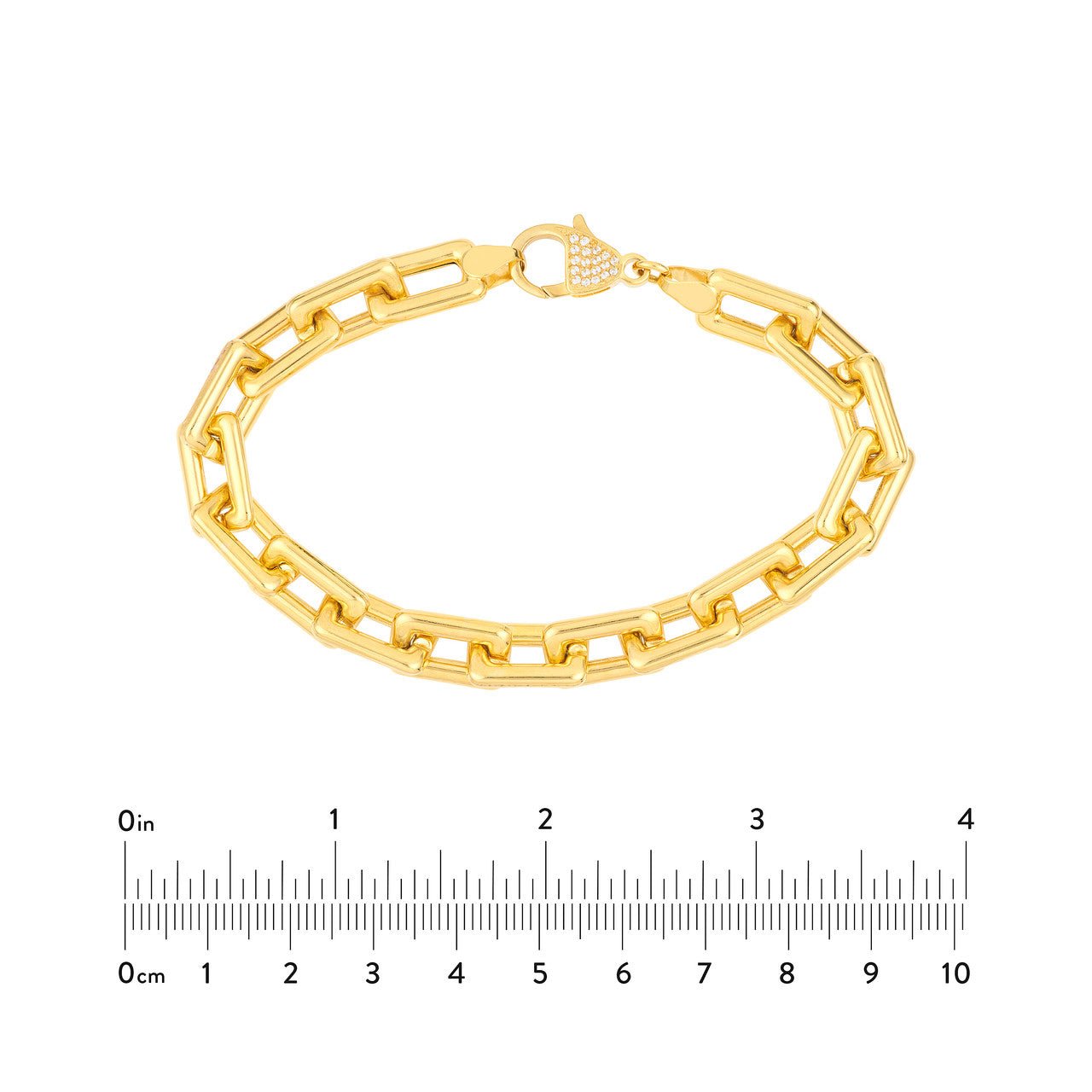 14kt yellow gold/measurement