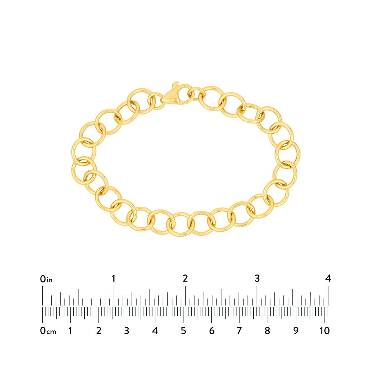 14kt yellow gold/measurements