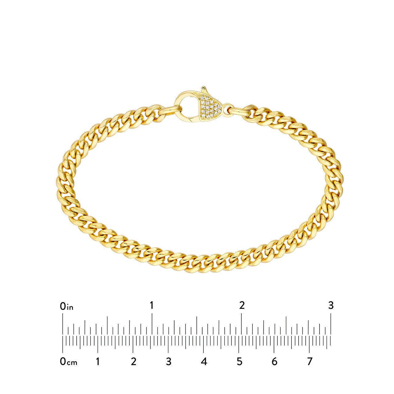 14kt yellow gold/measurements