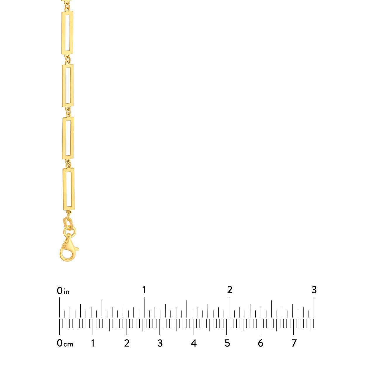 14kt yellow gold/measurements