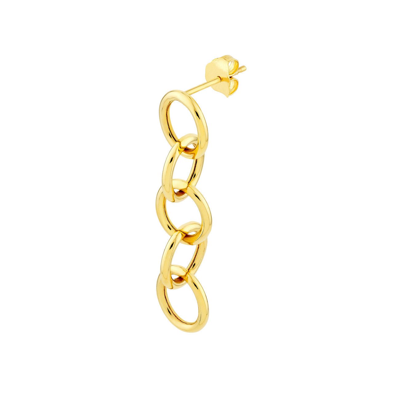 14kt yellow gold/side