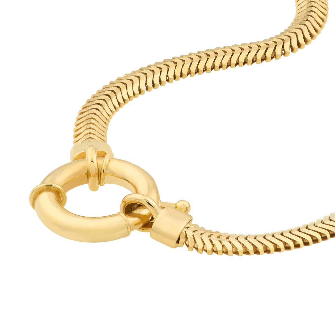 14kt yellow gold/front