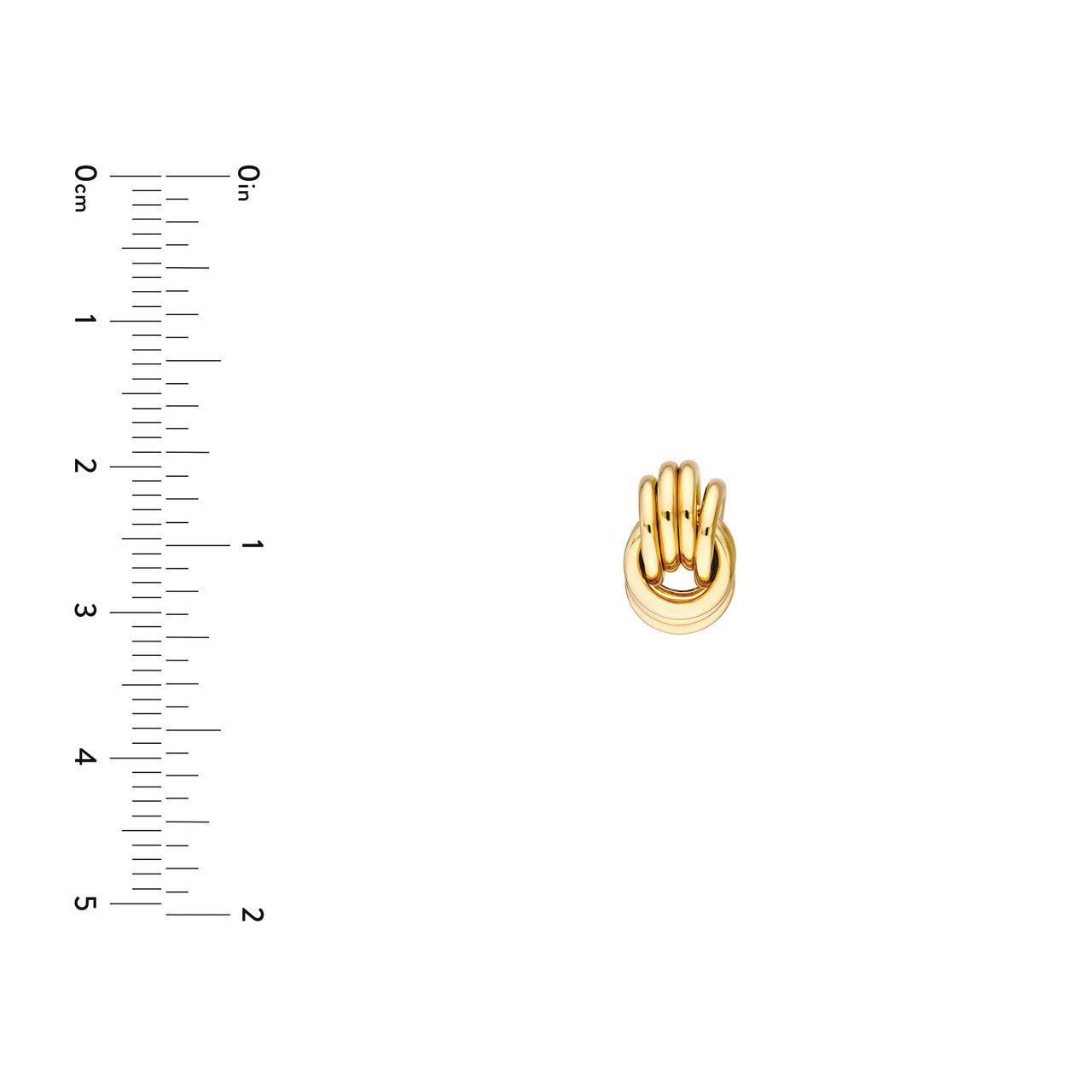 14kt yellow gold/measurements