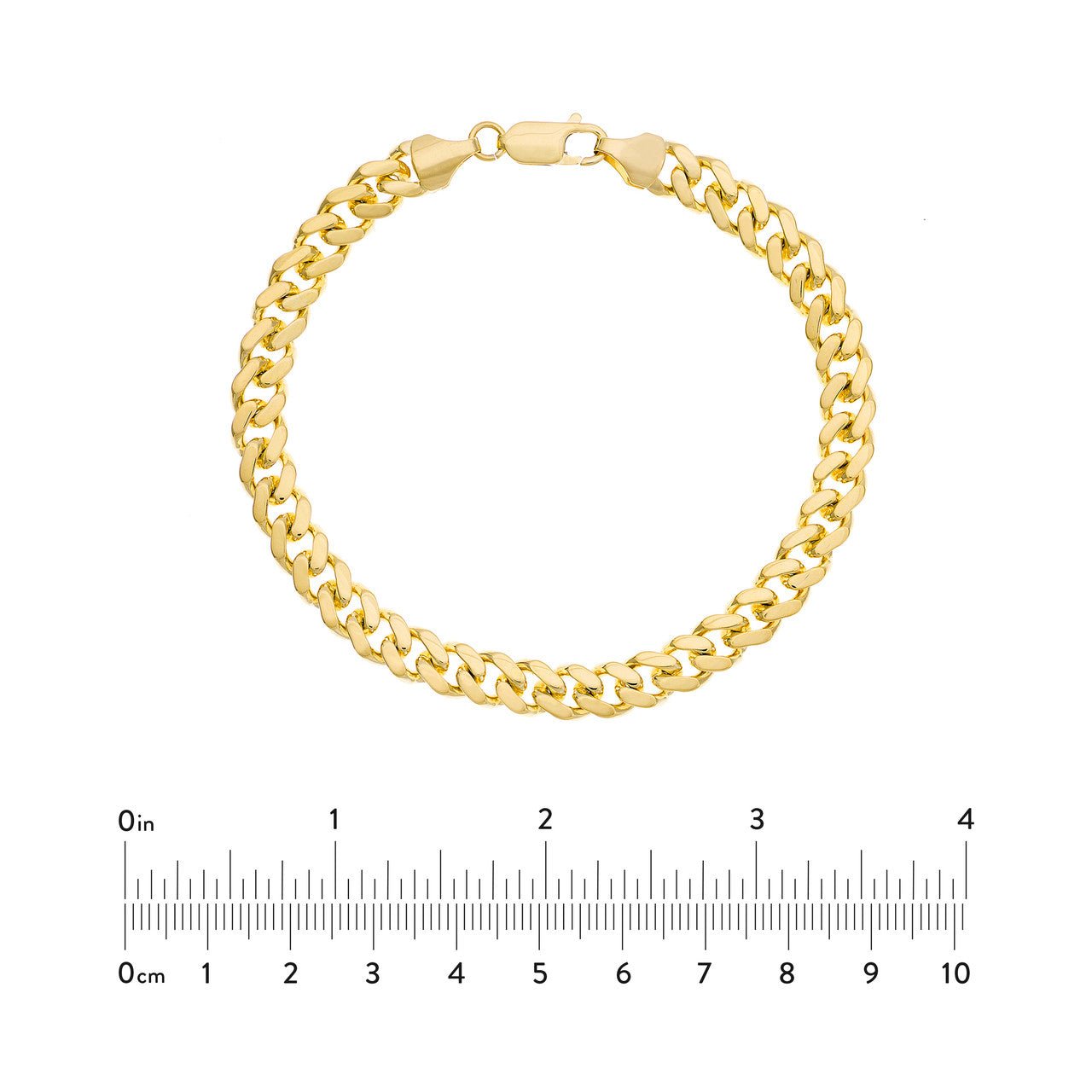 14kt yellow gold/measurements