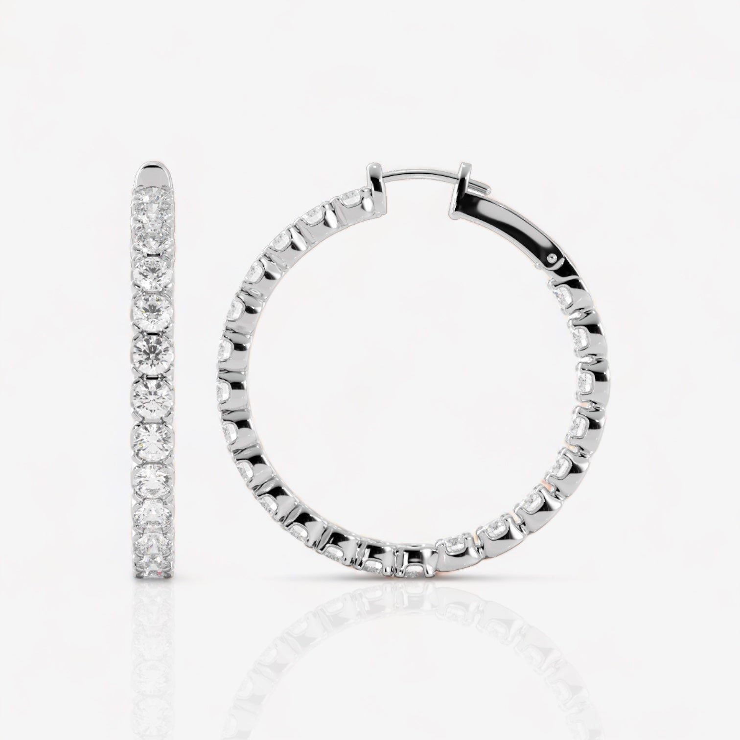 14kt white gold/18kt white gold/platinum/4.00/side