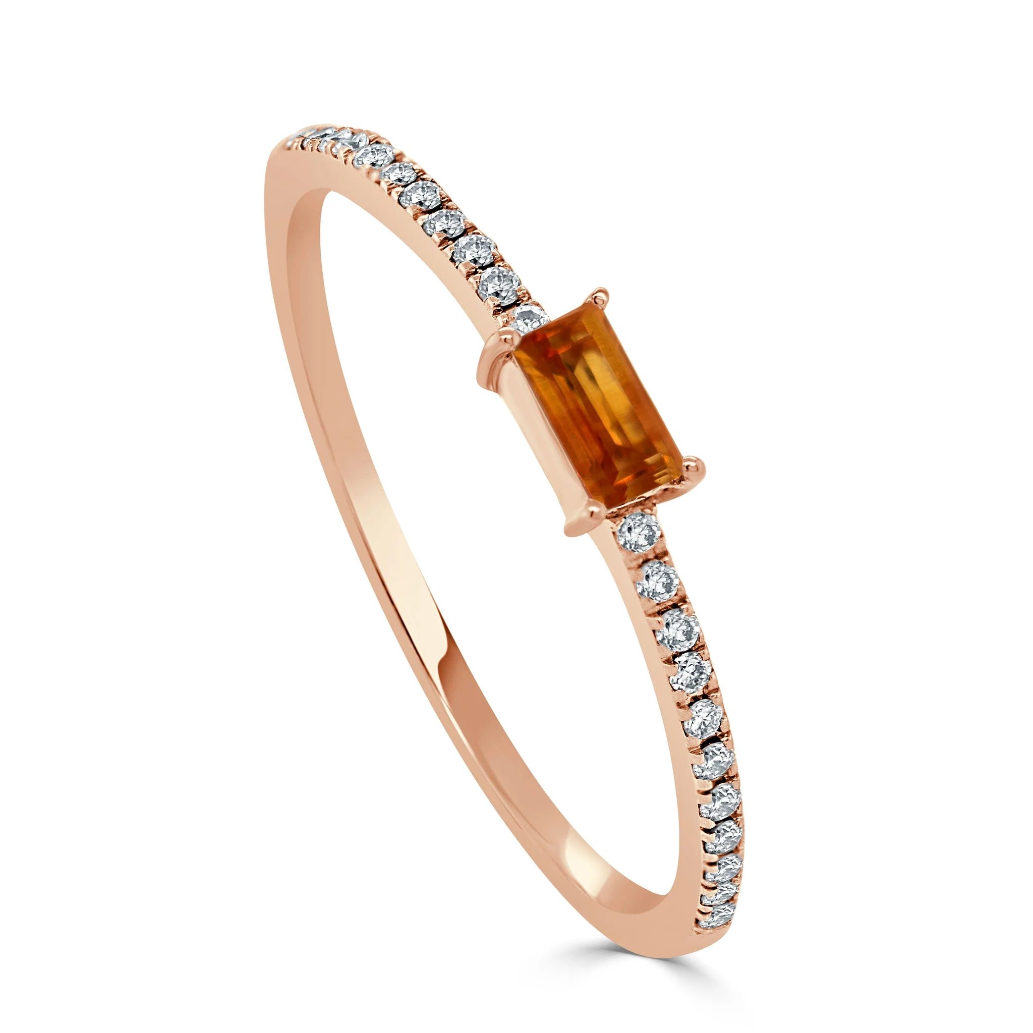 14kt rose gold/front