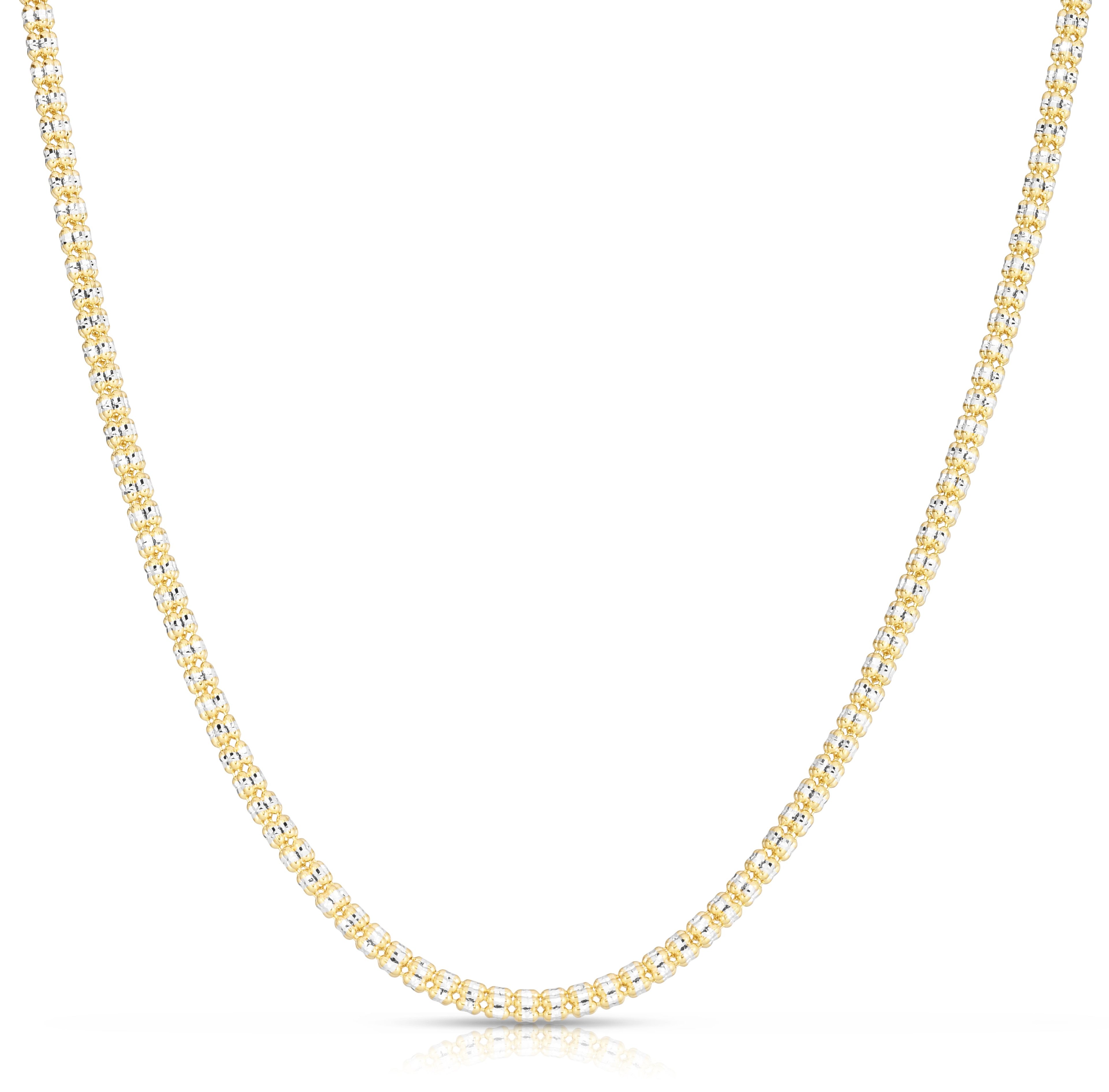 14kt yellow gold/16 inches/18 inches/20 inches/top