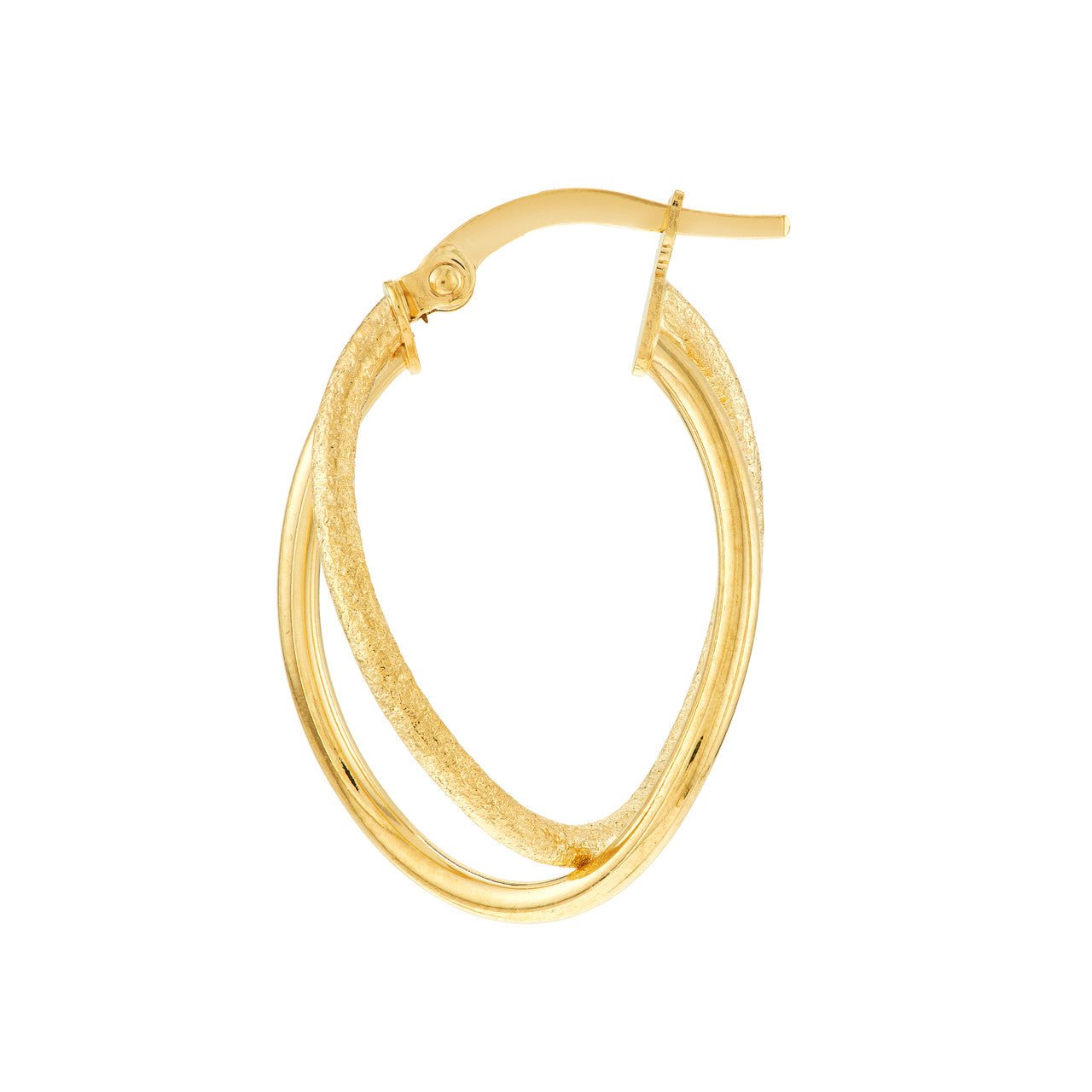14kt yellow gold/side