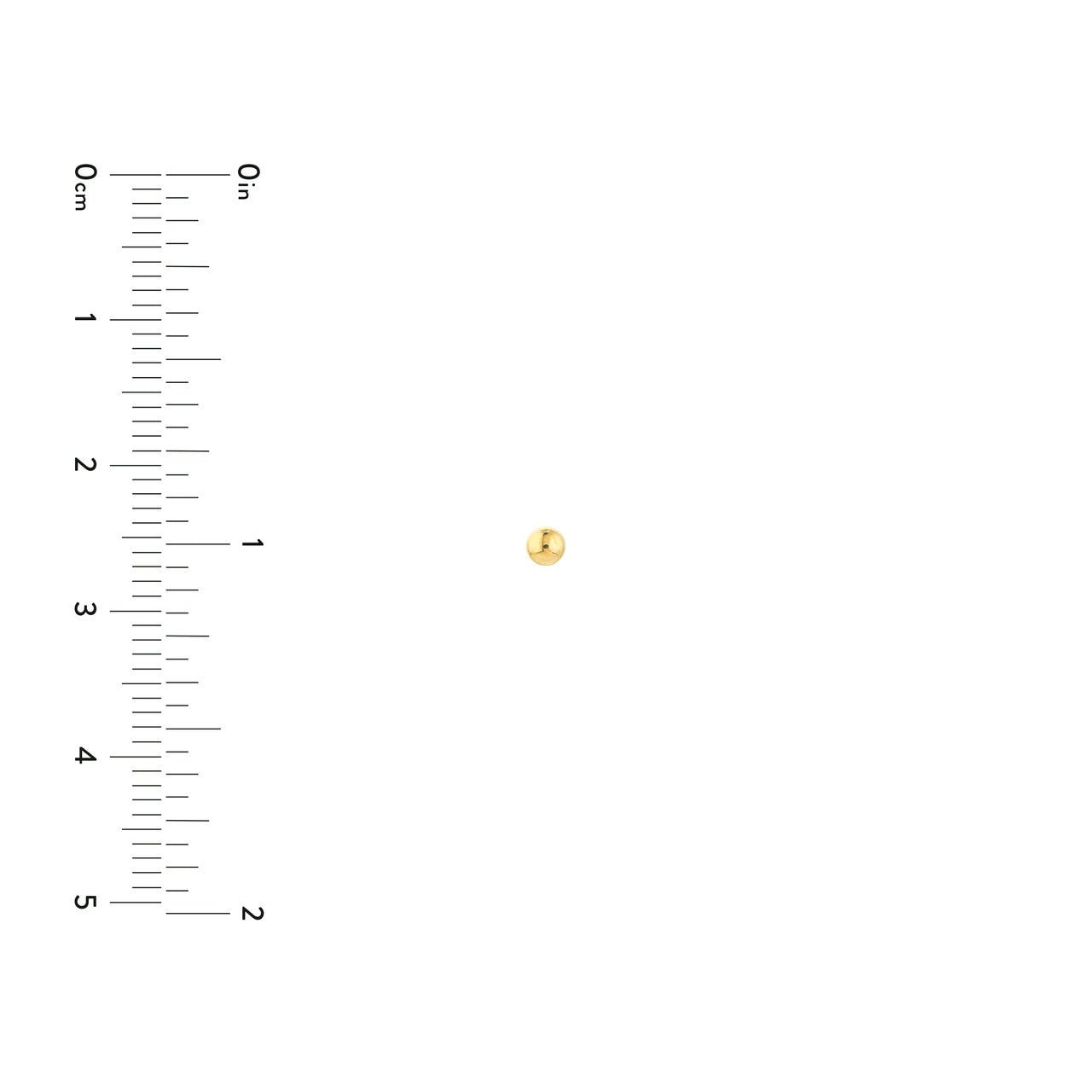 14kt yellow gold/3mm/measurements