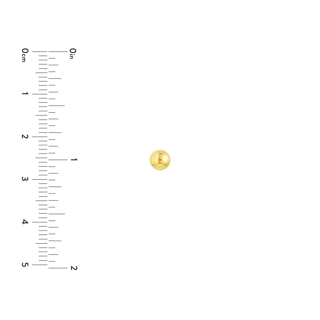 14kt yellow gold/5mm/measurements