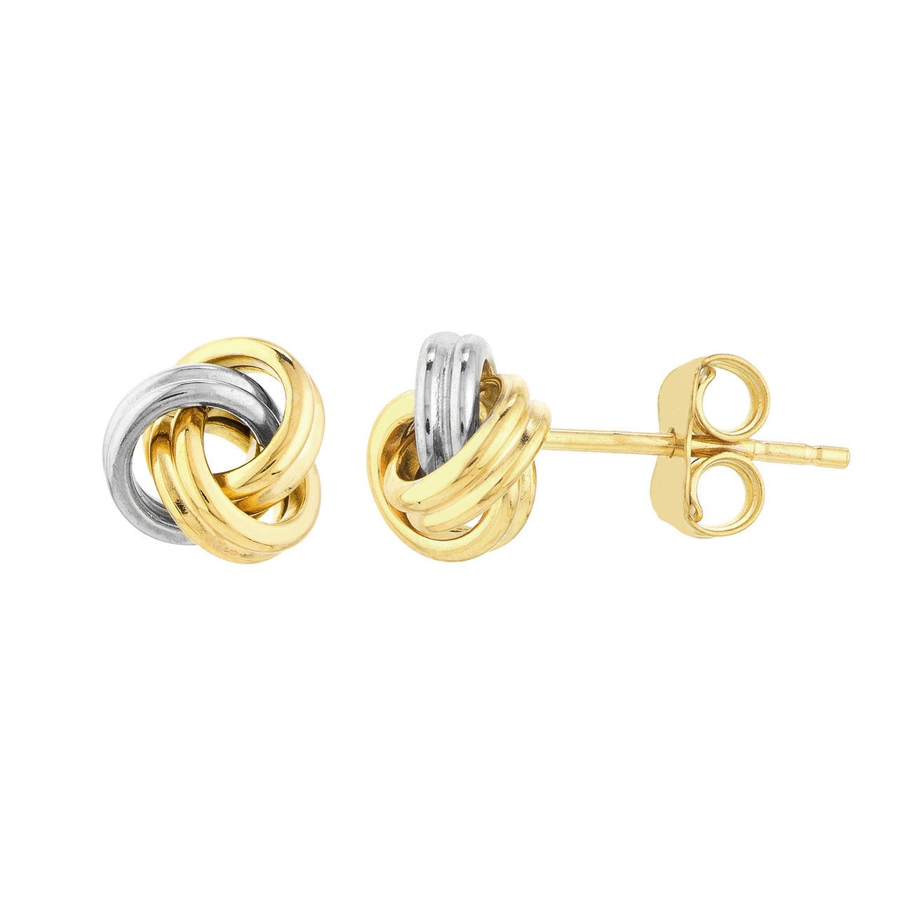 14kt Yellow Gold & 14kt White Gold/top