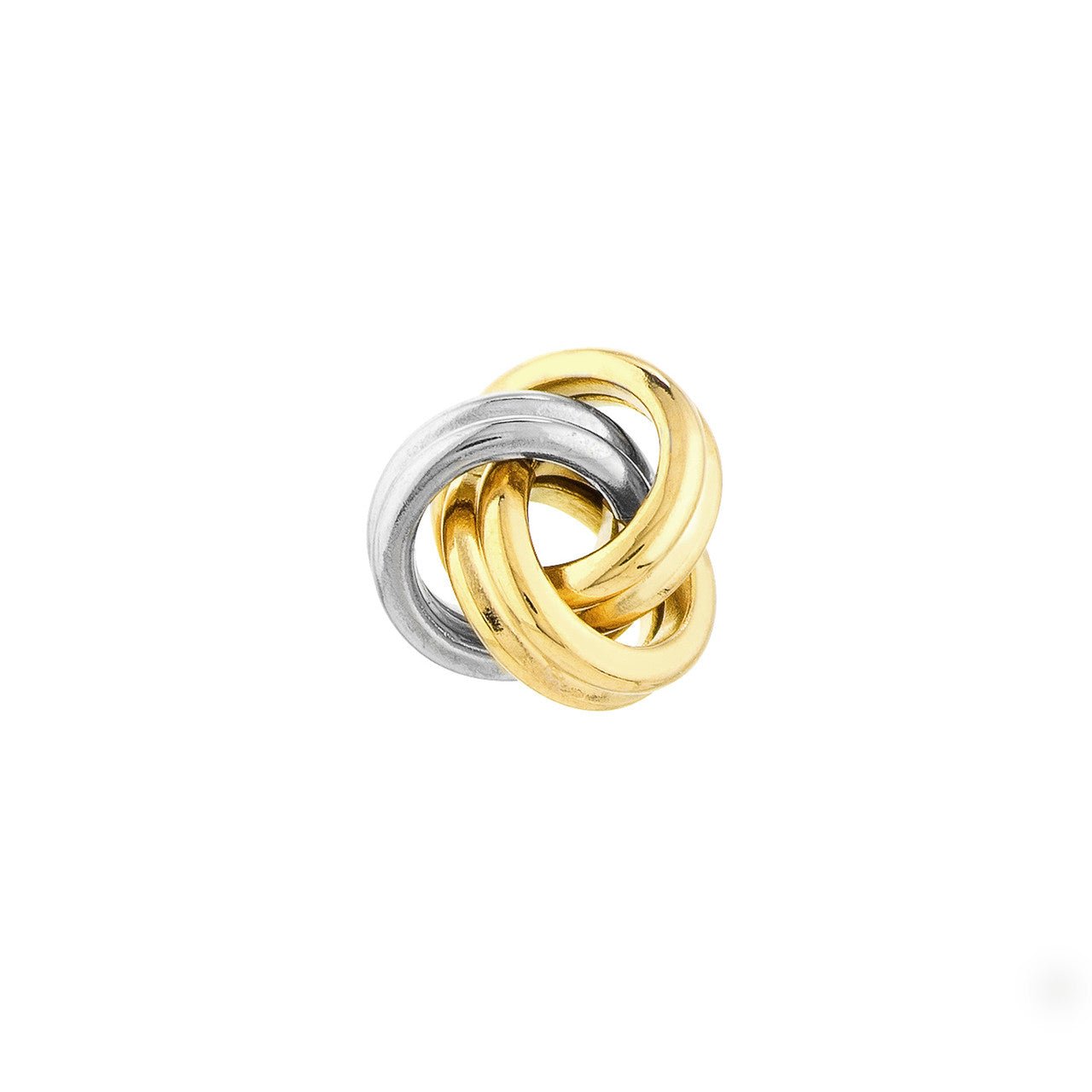14kt Yellow Gold & 14kt White Gold/side