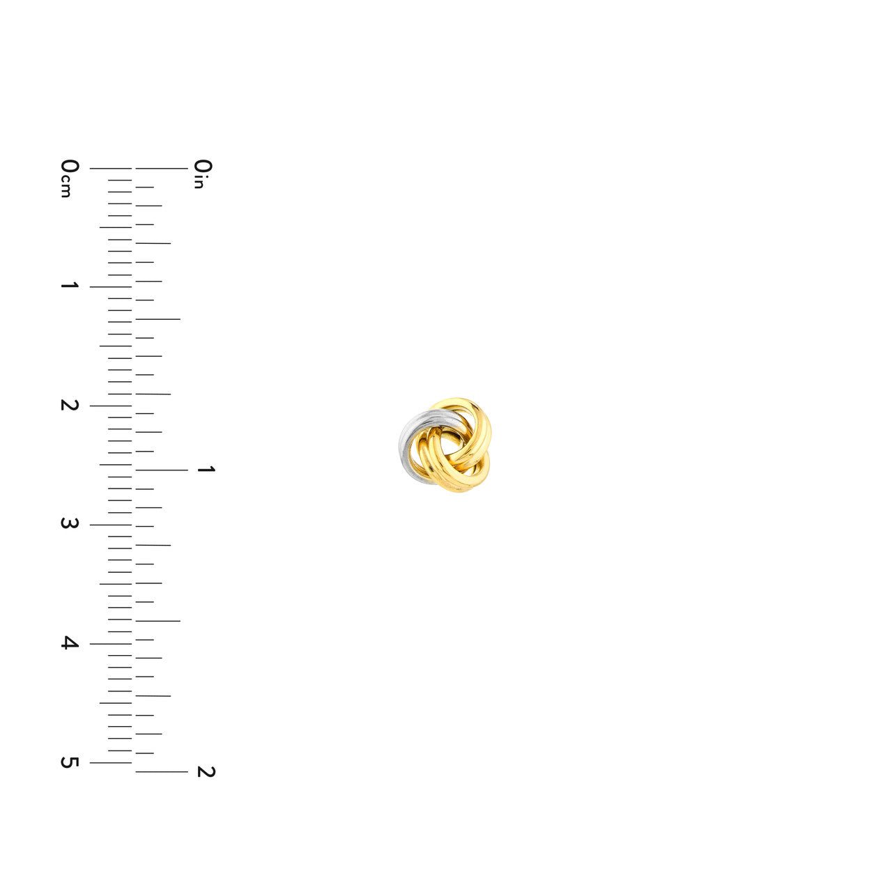 14kt Yellow Gold & 14kt White Gold/perspective