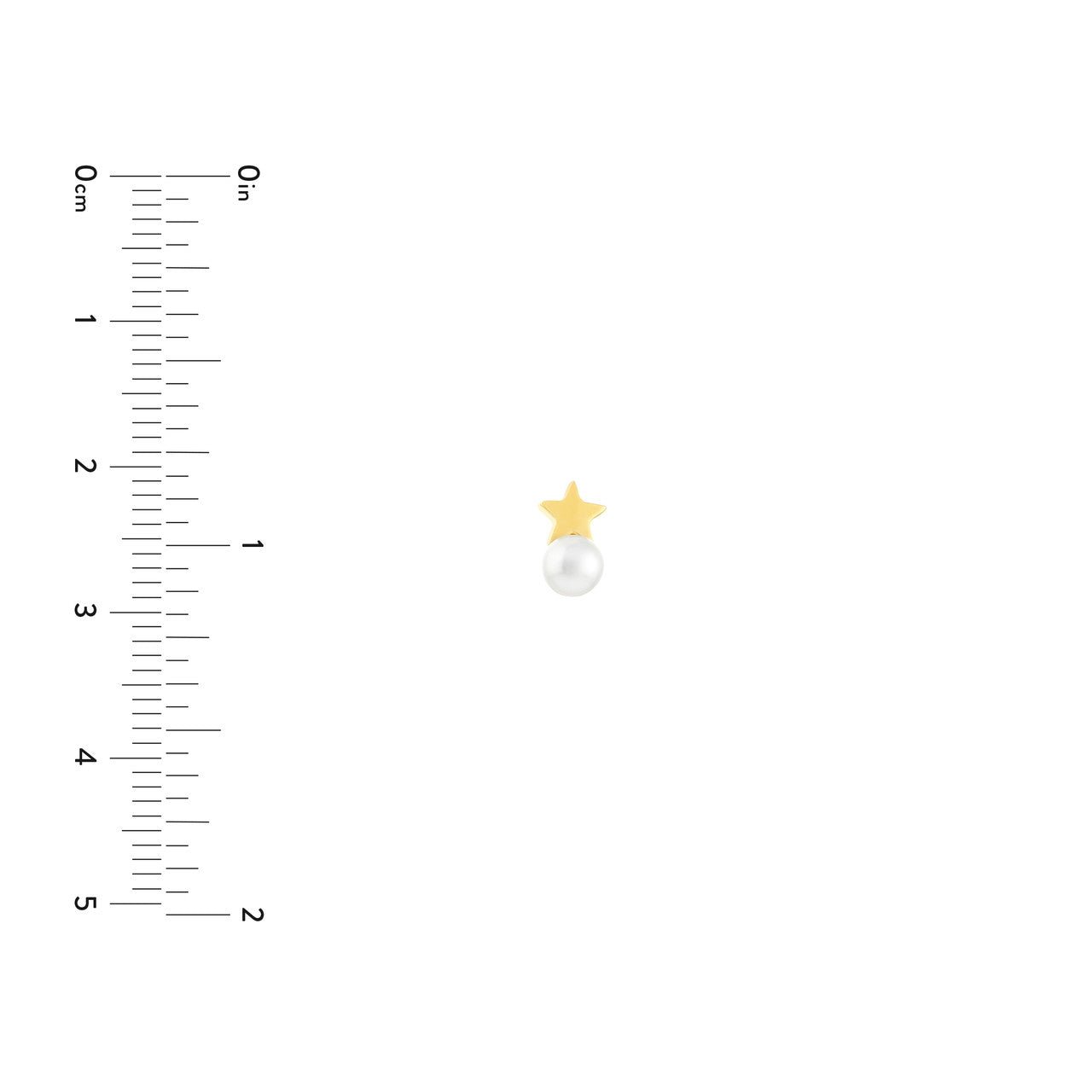 14kt yellow gold/measurements