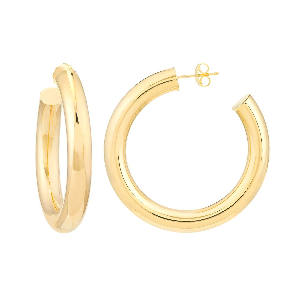 14kt yellow gold/front