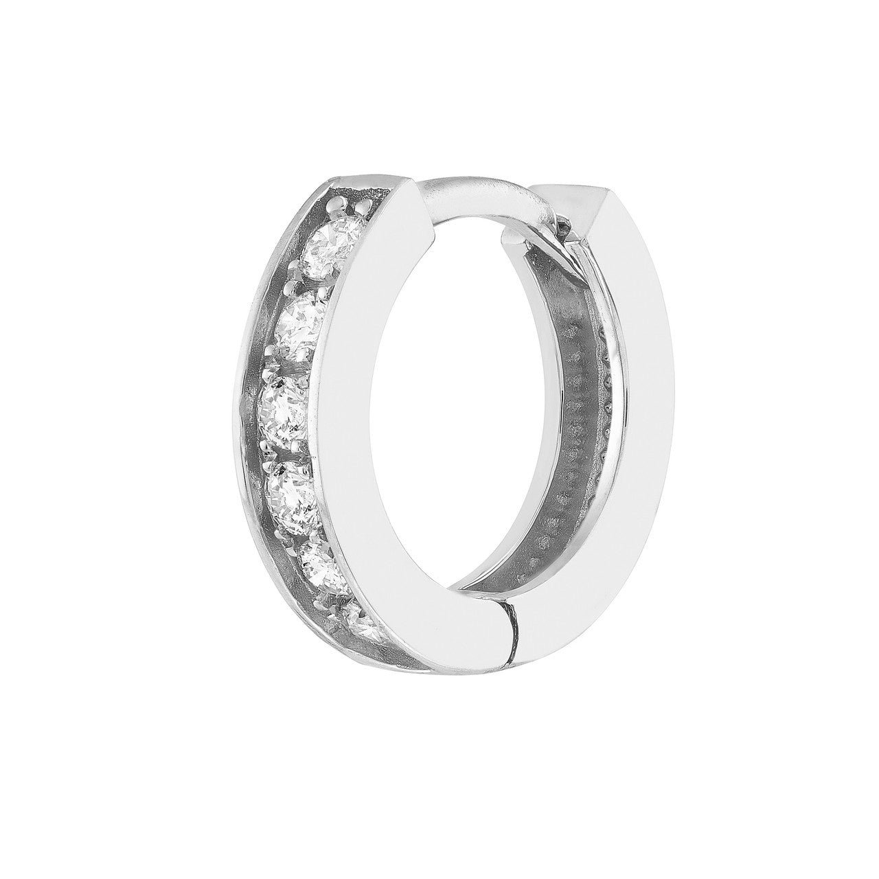 14kt white gold/side