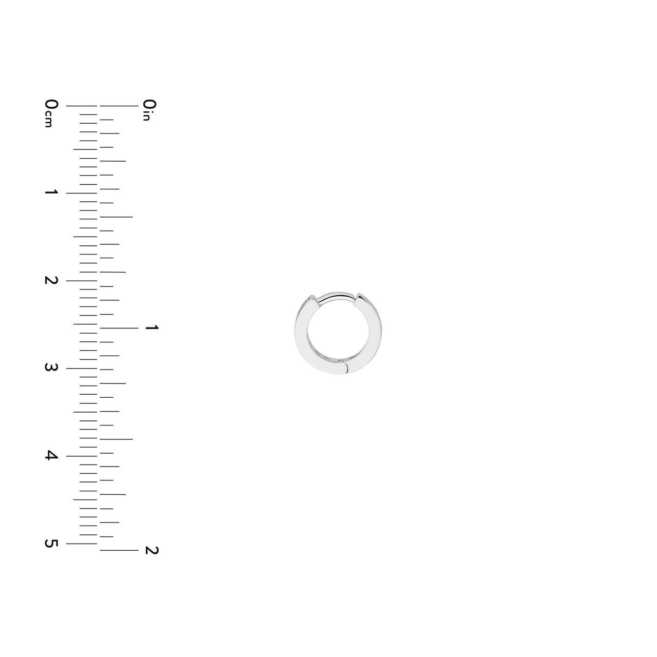 14kt white gold/measurements